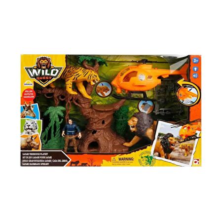 49205 Sesli ve Işıklı Wild Quest Safari Oyun Seti