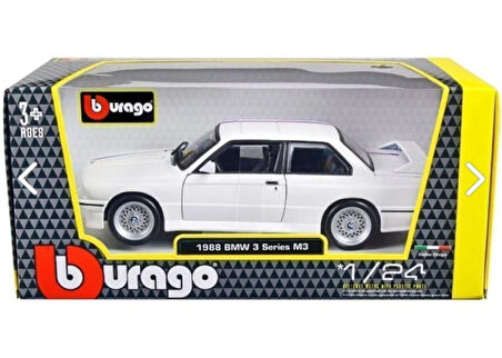 Burago 1988 BMW 3 SERIES M3 White (E30)