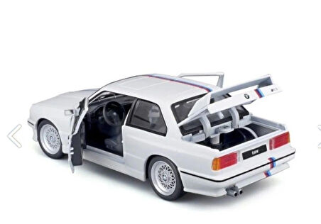 Burago 1988 BMW 3 SERIES M3 White (E30)