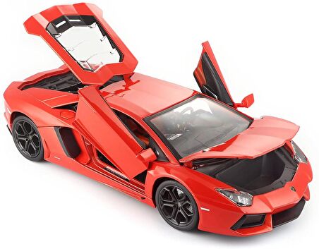 1:18 Lamborghini Aventador LP700-4 Turuncu Model Araba
