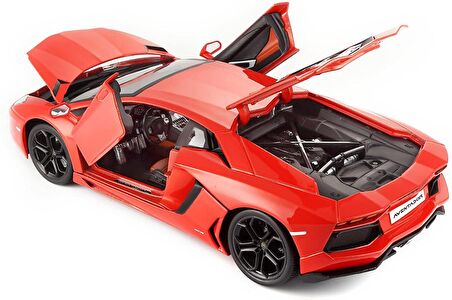 1:18 Lamborghini Aventador LP700-4 Turuncu Model Araba