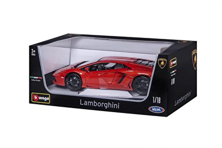1:18 Lamborghini Aventador LP700-4 Turuncu Model Araba