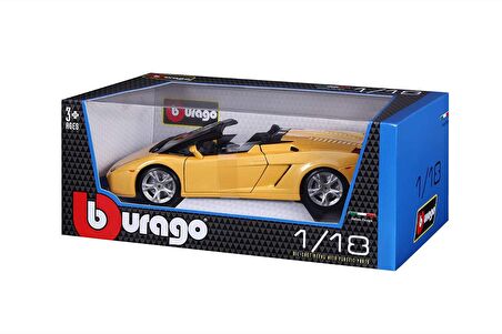 Burago 1:18 Lamborghini Gallardo Spyder Model Araba