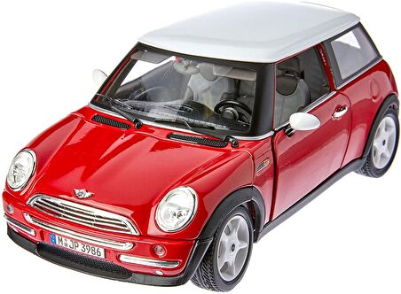 1:18 Mini Cooper 2001 Kırmızı Model Araba