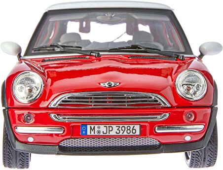 1:18 Mini Cooper 2001 Kırmızı Model Araba