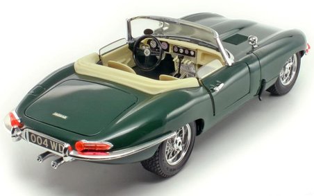 1:18 Jaguar E Type Cabriolet 1961 Yeşil Model Araba