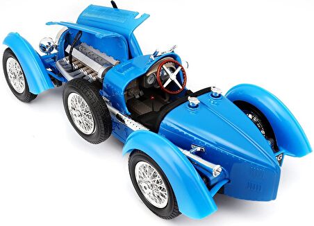 1:18 Bugatti Type 59 1934 Mavi Model Araba