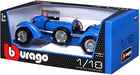 1:18 Bugatti Type 59 1934 Mavi Model Araba