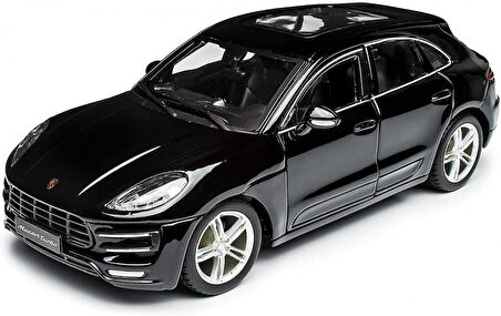 21077 1:24 Porsche Macan Model Araba -Siyah