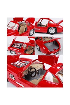 Burago 1:24 Mercedes Benz 300SL 1954 KIRMIZI Model Araba