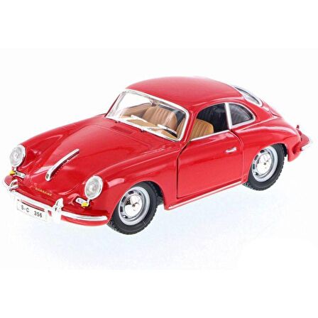 1:24 Burago Porsche 356 B Coupe 1961 Beyaz