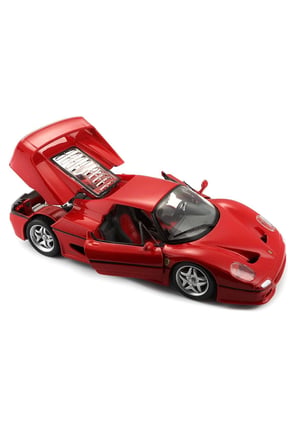 1:24 Ferrari F50 Diecast Model Araba - Kırmızı | Açılır Kapılı Metal  Araç