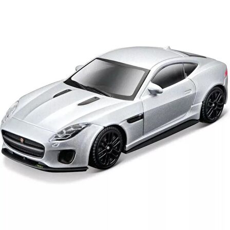 Bburago 1:43 Street Fire - JAGUAR F-TYPE R SILVER