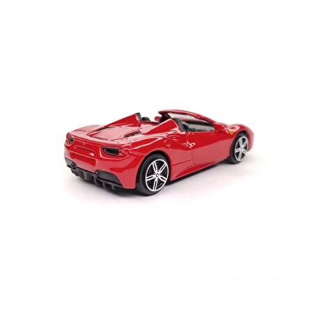 Burago 1/43 Ölçek Ferrari 488 SPIDER Model Araba