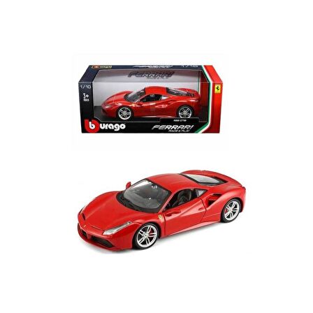 Burago 1/43 Ölçek Ferrari 488 GTB Model Araba