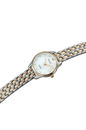 Obaku Denmark V297SXZWSH Quartz Rose/Gri Sedef Kadran Safir Cam 24 mm Kadın Kol Saati