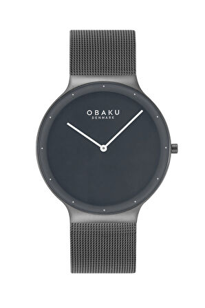 Obaku Denmark V307GXUUMU Quartz Hasır Siyah 40 mm Erkek Kol Saati