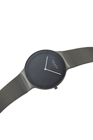 Obaku Denmark V307GXUUMU Quartz Hasır Siyah 40 mm Erkek Kol Saati