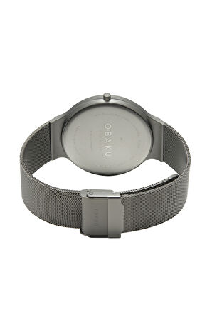 Obaku Denmark V307GXUUMU Quartz Hasır Siyah 40 mm Erkek Kol Saati