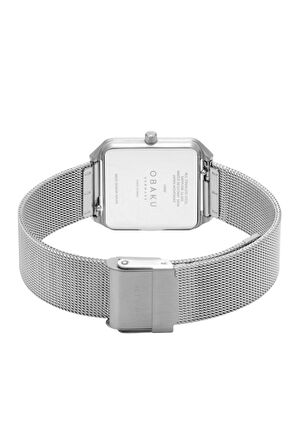 Obaku Denmark V309LXCWMC Quartz Hasır Gri Safir Cam 26 mm Kadın Kol Saati