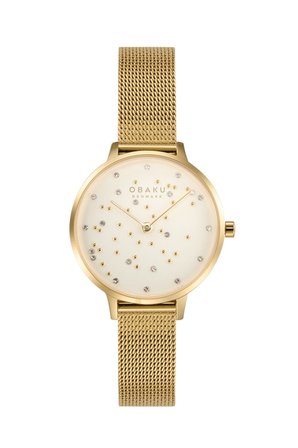 Obaku Denmark V315LXGIMG Quartz Çelik Altın Rengi Safir Cam 32 mm Kadın Kol Saati
