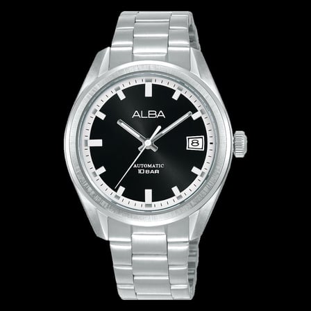 Alba AU4095X1 Otomatik Çelik Gri Siyah Kadran 38 mm Erkek Kol Saati
