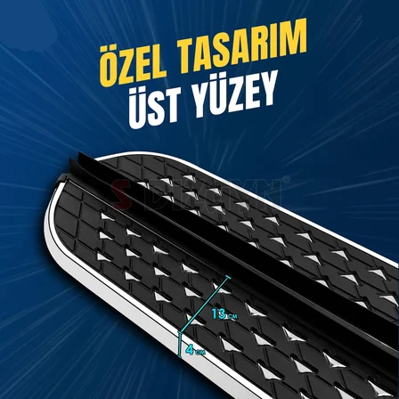 FORD KUGA UYUMLU 2013 2014 2015 2016 2017 2018 2019 ARACA ÖZEL YAN BASAMAK