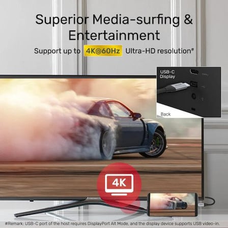 UNITEK USB-C 3.2 10GBPS 4K KABLO