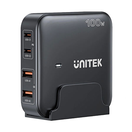 Unitek 100W Masaüstü Şarj İstasyonu Siyah (P1229ABK)