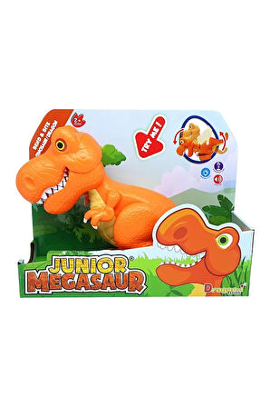 Işıklı Sesli Dino Turuncu