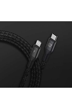 90/5000 Momax Mfı Belgeli 2.2m Lightning - Usb-c Hızlı Şarj Ve Veri Aktarım Kablosu - Siyah