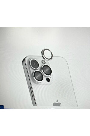 Glass Pro+ Apple Iphone 14 Pro / 14 Pro Max Lens Koruyucu Gumus