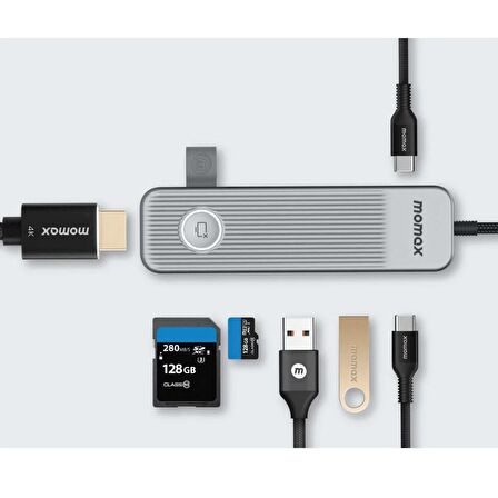 Momax Onelink 7 In 1 Usb-C Çoklayıcı Hub