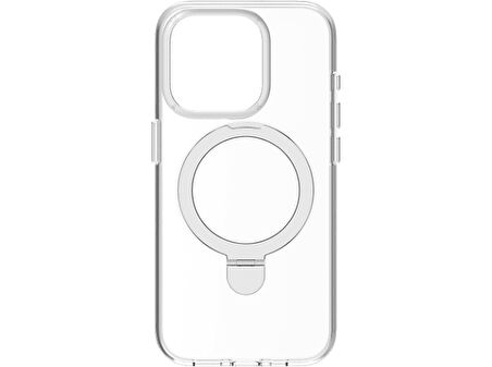 MOMAX MAAP23ST iPhone 15 Flip Magsafe Kılıf Şeffaf