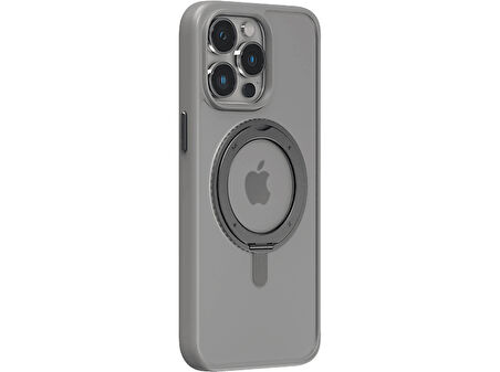 MOMAX MRAP23ME iPhone 15 Pro Roller Magsafe Kılıf Uzay Grisi
