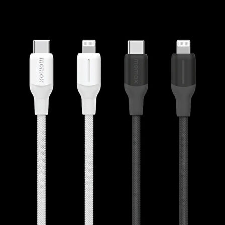 Momax 1-Link Flow CL+ USB-C TO Lightning 2.0M Örgülü Kablo