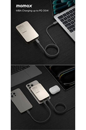 Q.Mag X2 35W 20000mAh wireless battery pack (Titanium) MACBOOK ŞARJ ÖZELLİKLİ