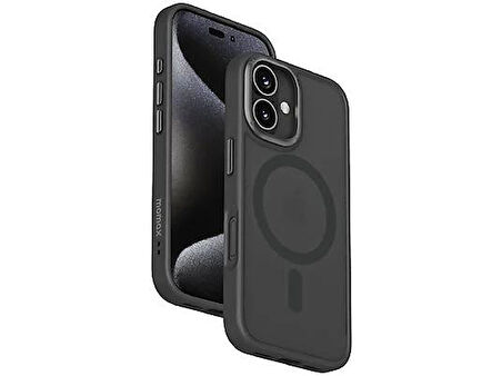 Momax iPhone 16 Play Magsafe Telefon Kılıf Siyah