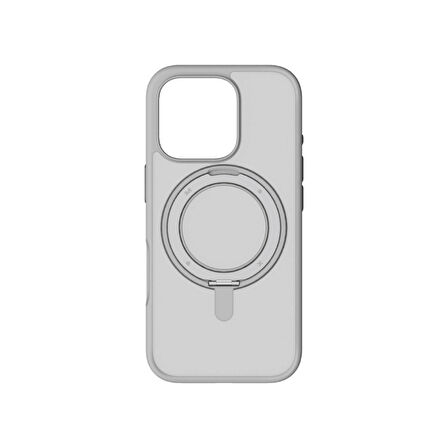 Momax Roller CaseForm iPhone 16 Pro Uyumlu Magsafe Kılıf Gri