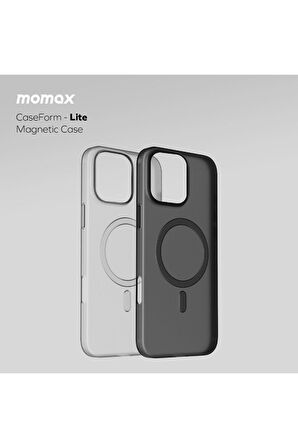 Lite CaseForm Magnetic Case iPhone 16 Plus (Transparent White)