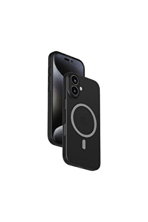 Lite CaseForm Magnetic Case iPhone 16 (Transparent Black)