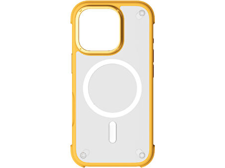 MOMAX MUAP24MY AiR CaseForm Magnetic Case iPhone 16 Pro Telefon Kılıfı Sarı