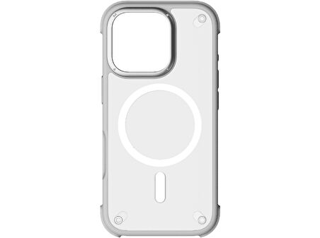 MOMAX MUAP24MA AiR CaseForm Magnetic Case iPhone 16 Pro Telefon Kılıfı Açık Gri