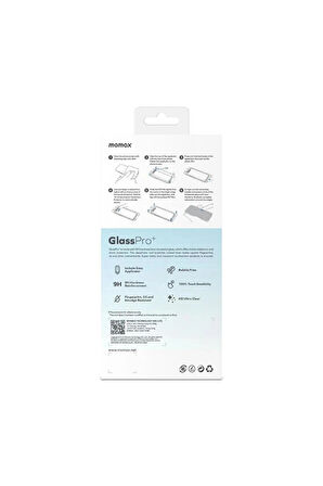 Momax Glass Pro+ Ultra Class 3d Ekran Koruyucu 16 Pro Kırılmaz Cam