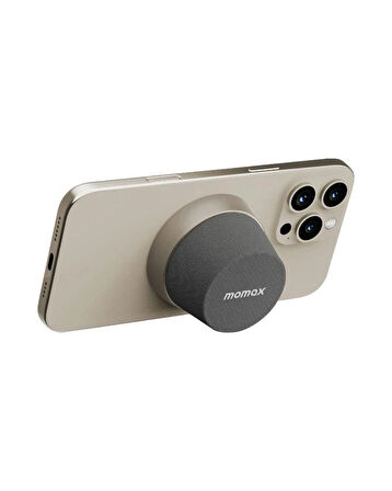 Momax 1-Vibe Go Magnetic Wireless Taşınabilir Kablosuz Hoparlör Titanium