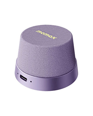 Momax 1-Vibe Go Magnetic Wireless Taşınabilir Kablosuz Hoparlör Purple