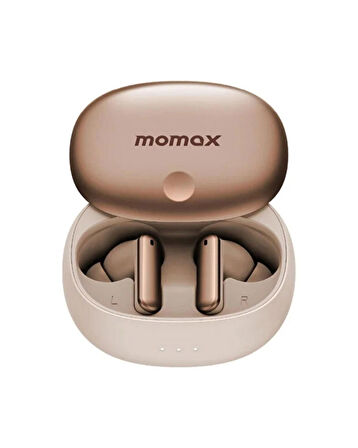 Momax 1-Vibe Lite Gerçek Kablosuz Gürültü Engelleyici Kulaklık Desert Titanium