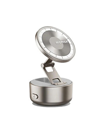 Momax 1-Snap Go Otomatik Vakumlu Manyetik Telefon Standı Titanium