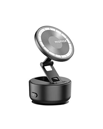 Momax 1-Snap Go Otomatik Vakumlu Manyetik Telefon Standı Siyah