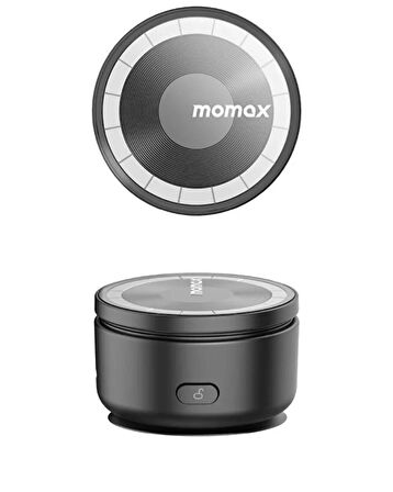 Momax 1-Snap Go Otomatik Vakumlu Manyetik Telefon Standı Siyah